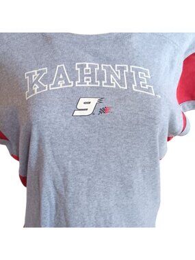 Womens T-shirt XL Kasey Kahne NASCAR Gray & Red T-Shirt XL By Chase Authentics